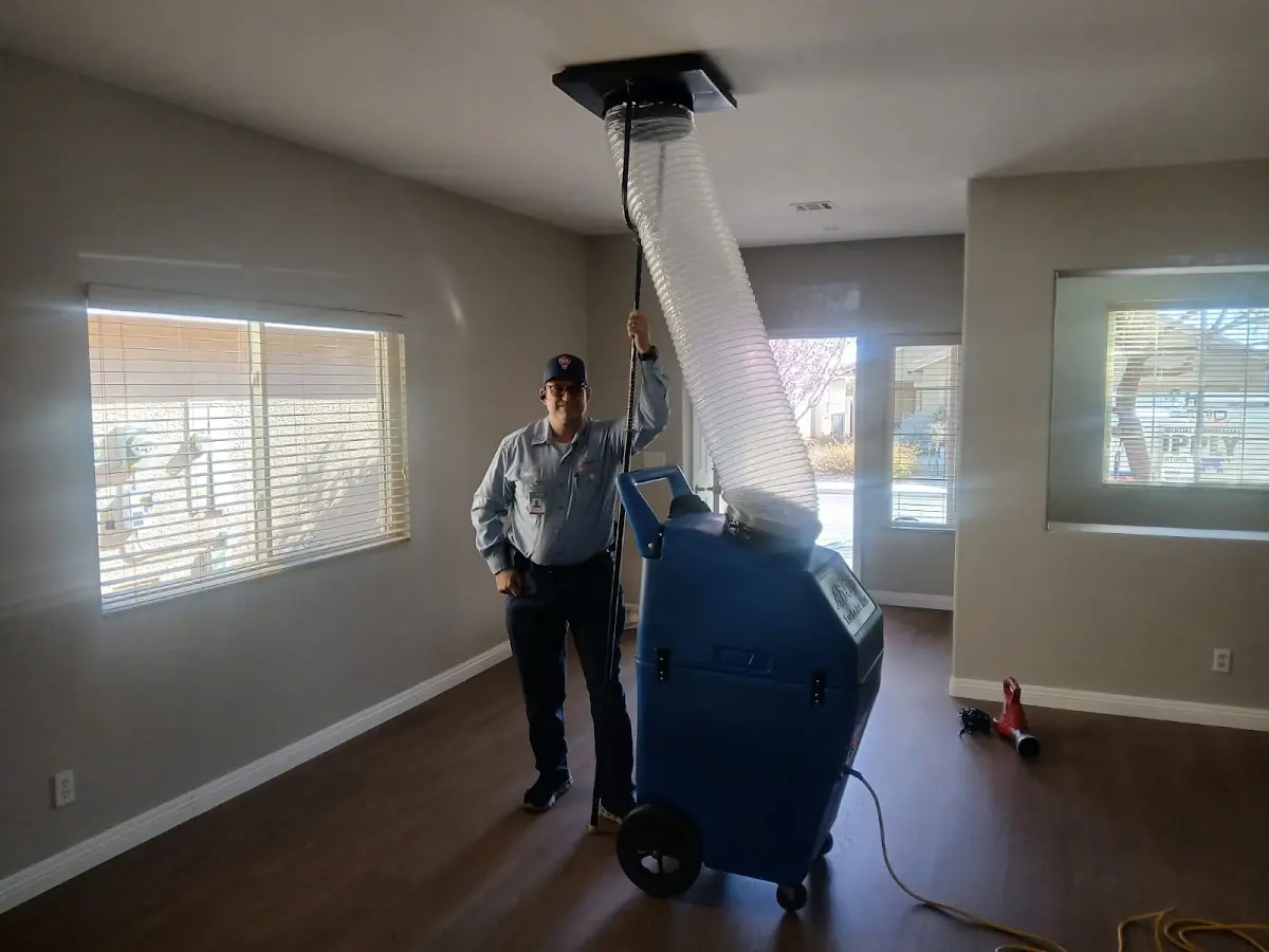Professional Dryer Vent Cleaning work inside a Tichigan home